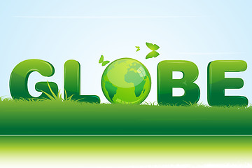 Image showing recycle globe