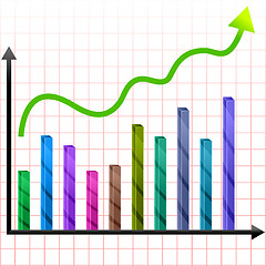 Image showing growing graph