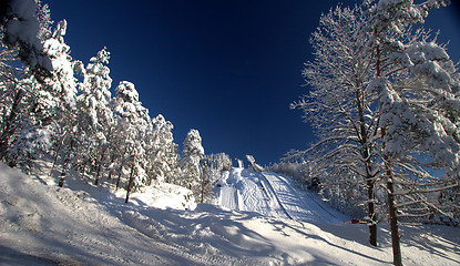 Image showing ski jump