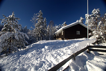 Image showing Winter cottage