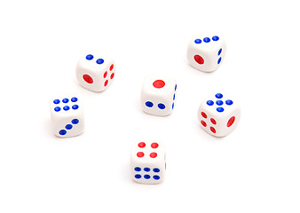 Image showing Six dice 