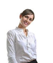 Image showing Young business woman portrait