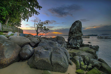 Image showing Sunset by the Sea 3