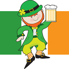 Image showing Leprechaun Flag