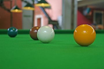 Image showing Snooker Balls