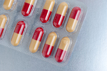 Image showing Medical pills background 