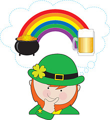 Image showing Leprechaun Rainbow Beer
