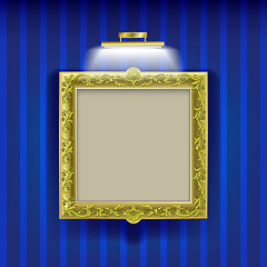 Image showing abstract layout with frame and spotlight