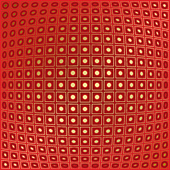 Image showing abstract background red dots