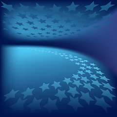 Image showing abstract stars background