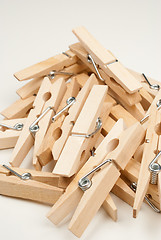 Image showing Clothespins