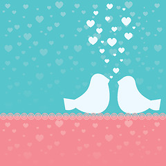 Image showing Valentine's  background. vector illustration