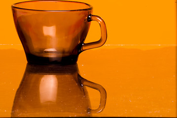 Image showing glass coffee cup