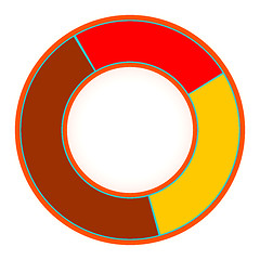 Image showing Color Pie Diagram