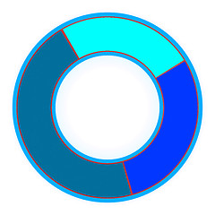 Image showing Color Pie Diagram