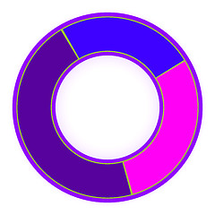 Image showing Color Pie Diagram