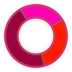 Image showing Color Pie Diagram