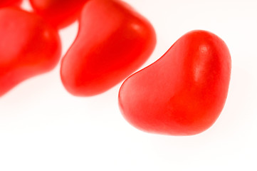 Image showing Sweets in the form of hearts 