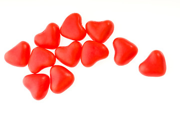 Image showing Sweets in the form of hearts 