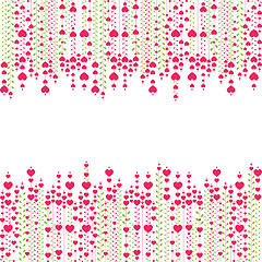 Image showing Valentine's  background. vector illustration