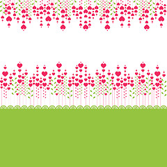 Image showing Valentine's  background. vector illustration