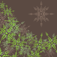 Image showing Green leaves.  Vector illustration
