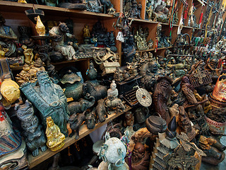 Image showing Asian antique shop