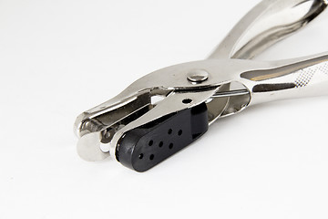 Image showing A shiny paper hole puncher