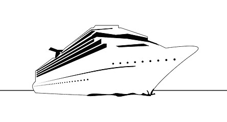 Image showing cruise ship