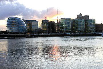 Image showing South Thames bank