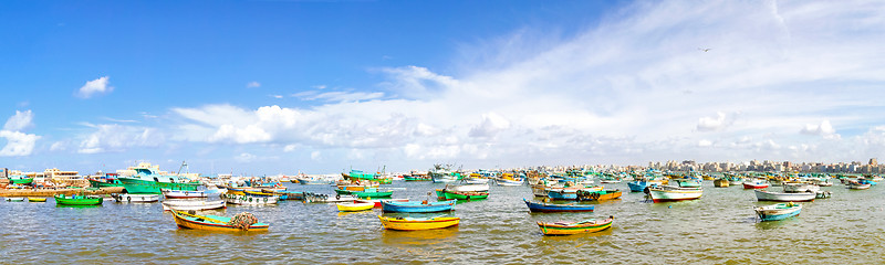Image showing Alexandria harbour