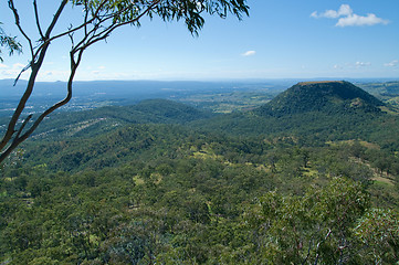 Image showing forests and hills at toowoomba