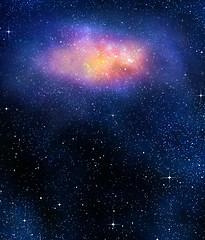 Image showing starry background of deep outer space