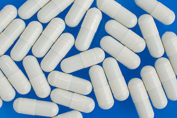 Image showing White pills