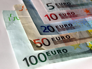 Image showing Euro note