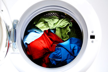 Image showing Clothes in laundry