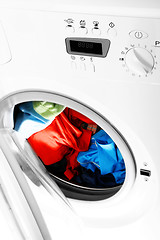 Image showing Clothes in laundry