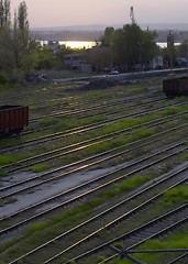 Image showing Dusk Rails