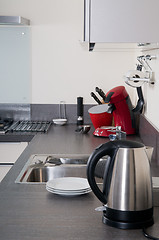 Image showing Interior of a modern kitchen