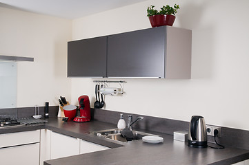 Image showing Interior of a modern kitchen