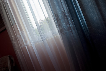 Image showing Beautiful old curtains