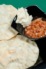 Image showing Poppadums