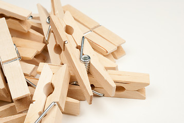 Image showing Clothespins