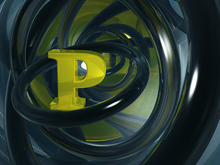 Image showing letter p