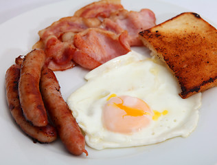 Image showing British breakfast