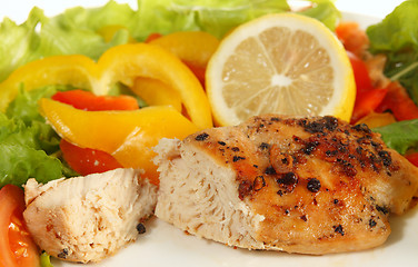 Image showing fried lemon pepper chicken