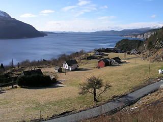 Image showing Small farm in Norway