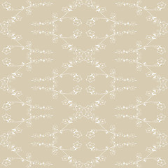 Image showing Seamless wallpaper of floral pattern 