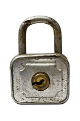 Image showing Old padlock closeup