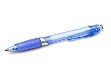 Image showing Blue ball point pen